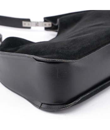 Black Suede Shoulder Bag Comparez plus de prix