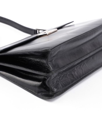 Black Leather Square G Bag shop