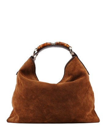 Light Brown Suede Horsebit Hobo meilleur choix