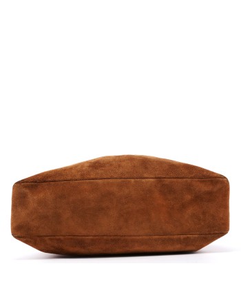 Light Brown Suede Horsebit Hobo meilleur choix