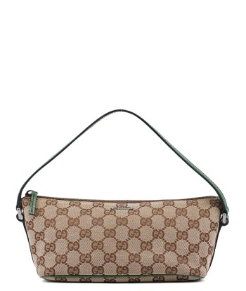 07198 Beige Green GG Boat Pochette de votre