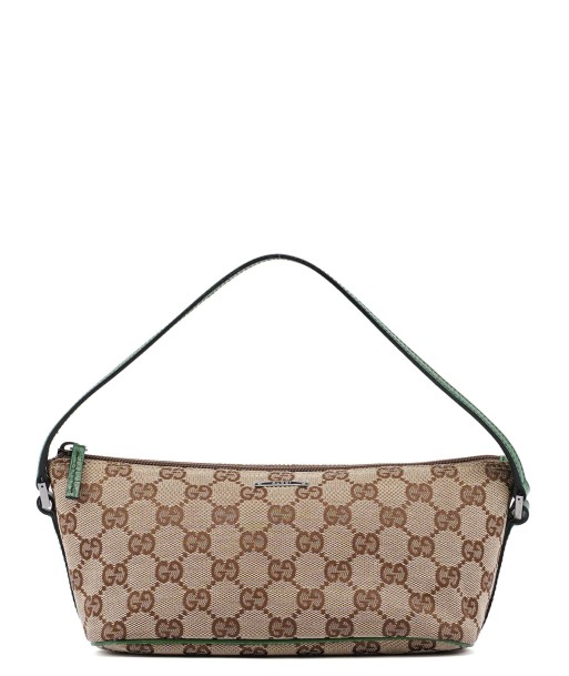 07198 Beige Green GG Boat Pochette de votre