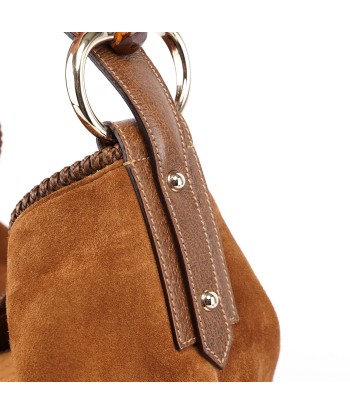 Light Brown Suede Horsebit Hobo meilleur choix