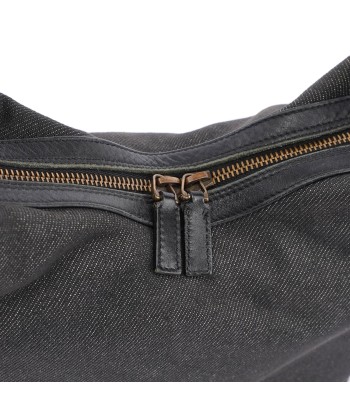 Anthracite Denim V Hobo Bag Fin de série