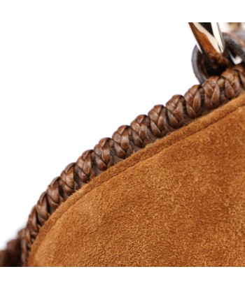 Light Brown Suede Horsebit Hobo meilleur choix