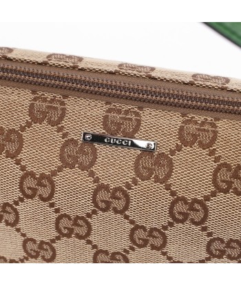 07198 Beige Green GG Boat Pochette de votre