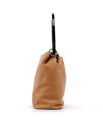 Beige Leather Ring Bag JUSQU'A -70%! 