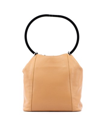 Beige Leather Ring Bag JUSQU'A -70%! 