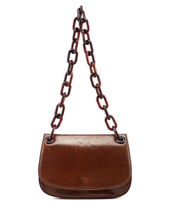 1996 Brown Madras Swing Shoulder Bag en ligne