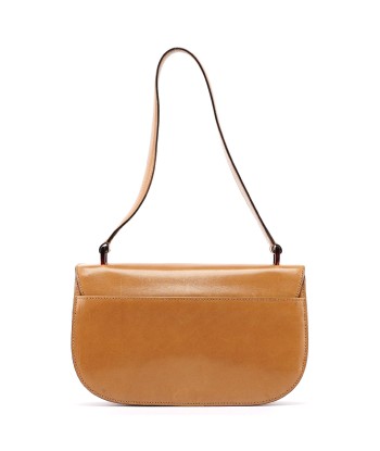 Beige Vitello Buckle Shoulder Bag chez Cornerstreet bien 