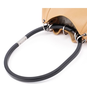 Beige Leather Ring Bag JUSQU'A -70%! 