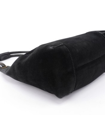 Black Suede Shoulder Bag shop