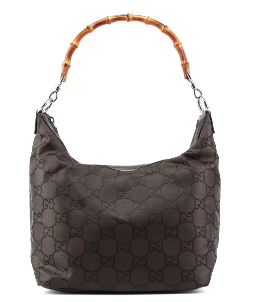 Brown GG Bamboo Shoulder Bag Les êtres humains sont 