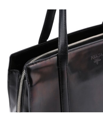 Black Spazzolato Tote solde