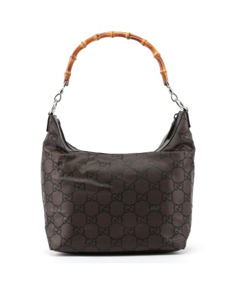 Brown GG Bamboo Shoulder Bag Les êtres humains sont 