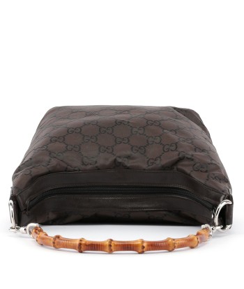 Brown GG Bamboo Shoulder Bag Les êtres humains sont 