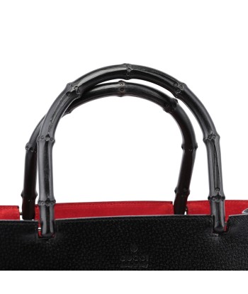 Black Red Bamboo Tote en ligne