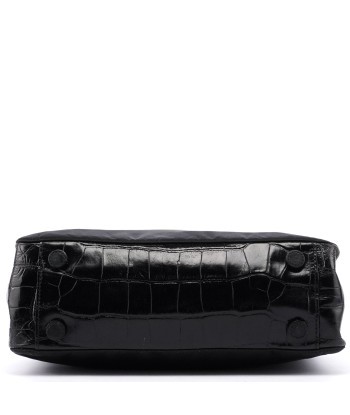 Black Tessuto Metallo Shoulder Bag meilleur choix