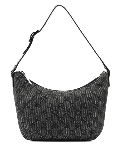 Anthracite Denim GG Shoulder Bag pour bénéficier 