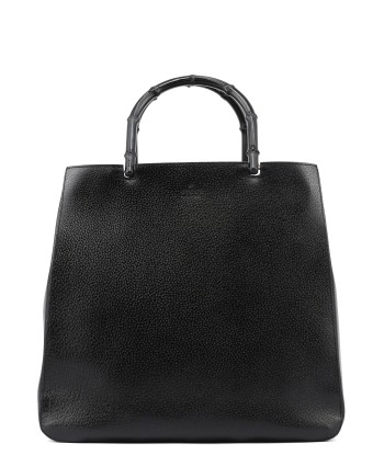 Black Leather Square G Bag pas chere