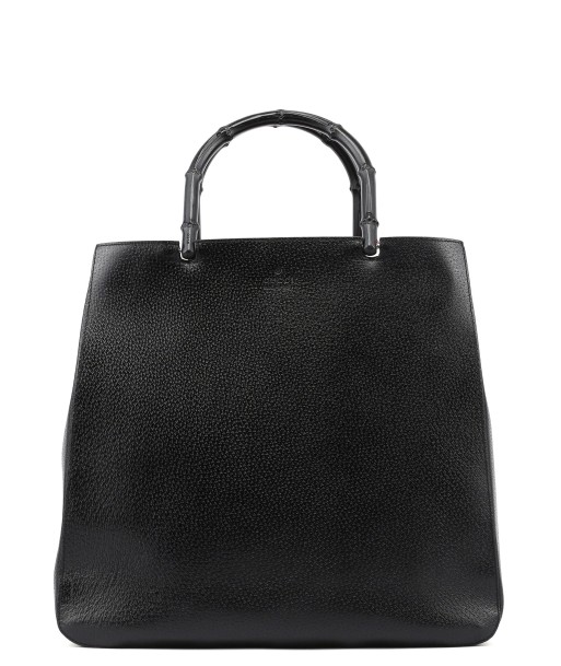 Black Leather Square G Bag pas chere