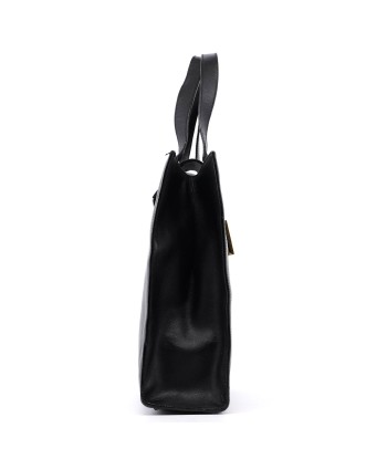 Black Square G Leather Small Tote pas cheres