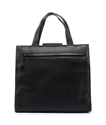 Black Square G Leather Small Tote pas cheres