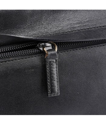 Black Square G Leather Small Tote pas cheres