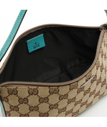 GG Monogram Turquoise Boat Pochette le des métaux précieux