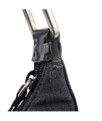 Black Tessuto Leather Shoulder Bag destockage