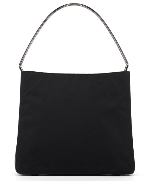 Black Tessuto Metallo Shoulder Bag Pour