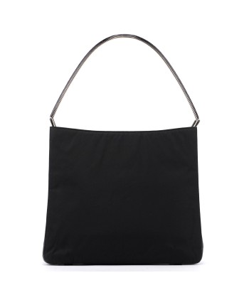 Black Tessuto Metallo Shoulder Bag Pour