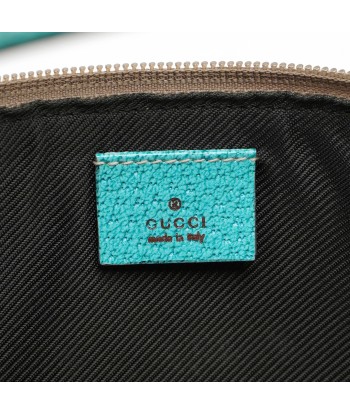 GG Monogram Turquoise Boat Pochette le des métaux précieux