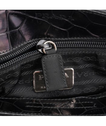 Black Tessuto Metallo Shoulder Bag Pour