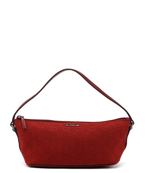 Red GG Monogram Canvas Boat Pochette Venez acheter