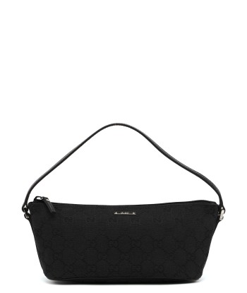 Black GG Monogram Canvas Boat Pochette ou a consommer sur place