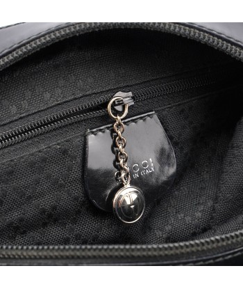 Black Canvas Bamboo Shoulder Bag les ligaments