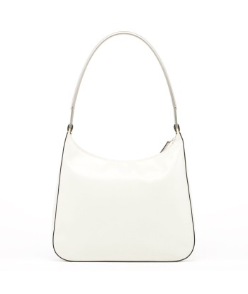 1998 Vitello Metallo White Calfskin Shoulder Bag ouvre sa boutique