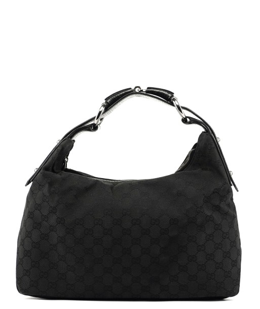 Black Horsebit Hobo Shoulder Bag à prix réduit toute l'année