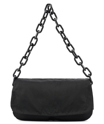 Black Tessuto Plastic Shoulder Bag meilleur choix