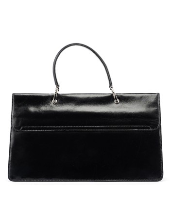 Black Leather Square G Bag 2024