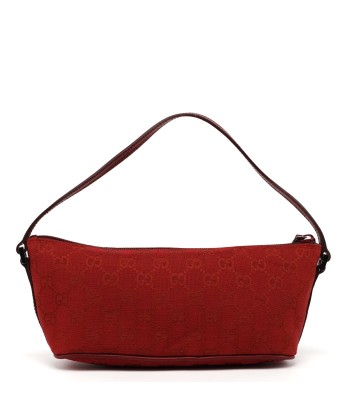 Red GG Monogram Canvas Boat Pochette Venez acheter