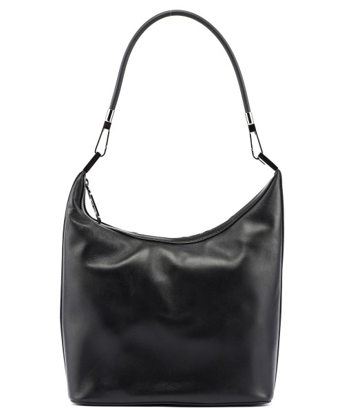 Black Leather Shoulder Bag ou a consommer sur place