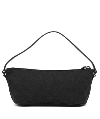 Black GG Monogram Canvas Boat Pochette ou a consommer sur place