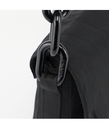 Black Tessuto Plastic Shoulder Bag meilleur choix