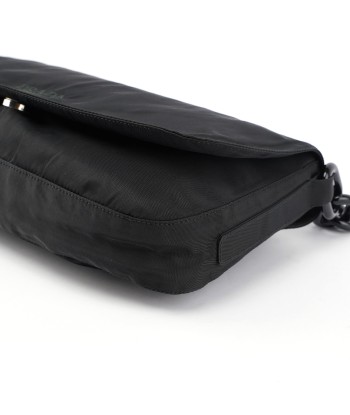 Black Tessuto Plastic Shoulder Bag meilleur choix