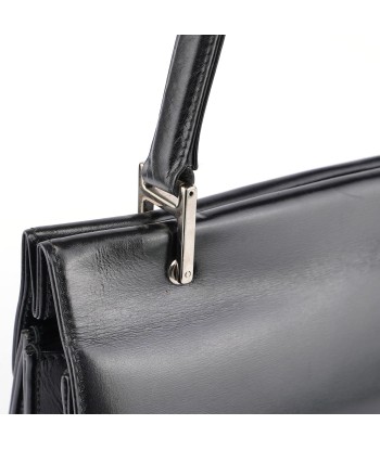 Black Leather Square G Bag 2 - 3 jours ouvrés.