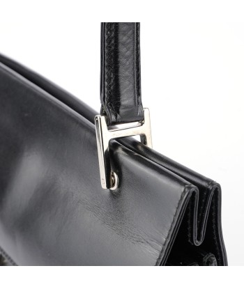 Black Leather Square G Bag 2 - 3 jours ouvrés.