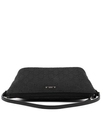 Black GG Monogram Canvas Boat Pochette ou a consommer sur place