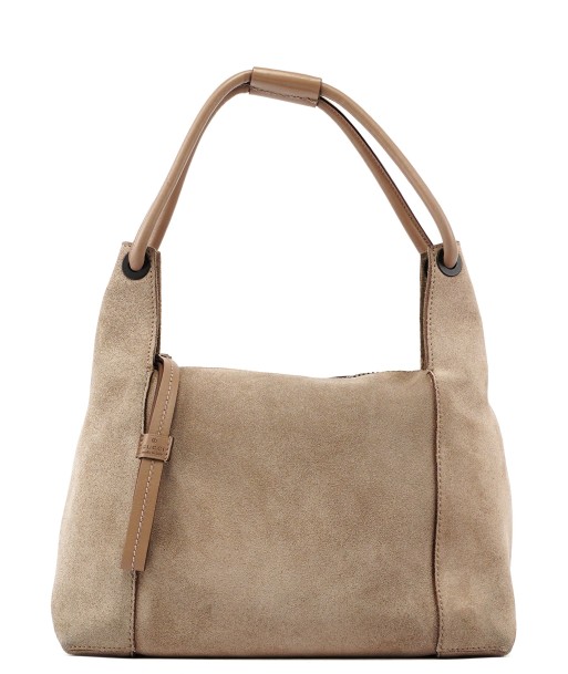 Beige Suede Shoulder Bag online